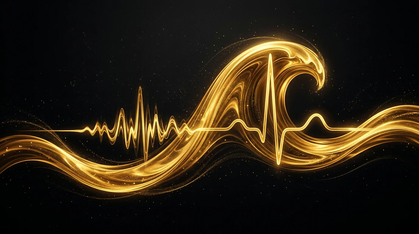 Merged wave and pulse line: cycles instead of a frozen midpoint.