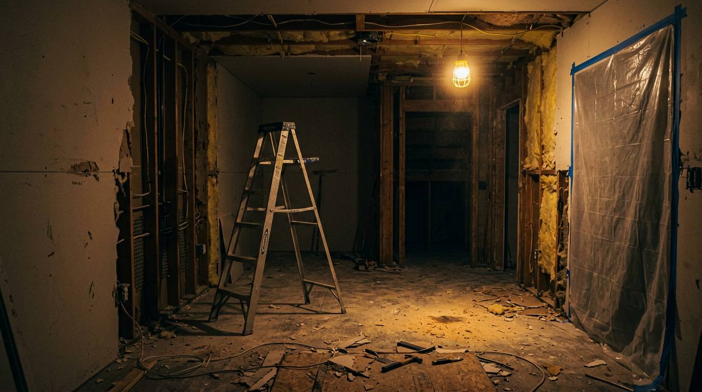 A team rebuilding a failing business under pressure in an operations-style room