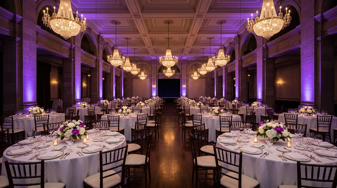 Ceremony and events setting for Lost in the Astral