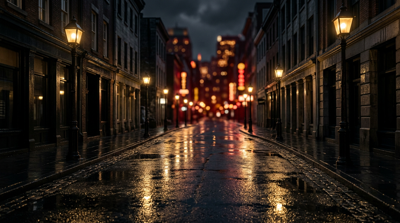 City avenues in gold light—doing the work that holds