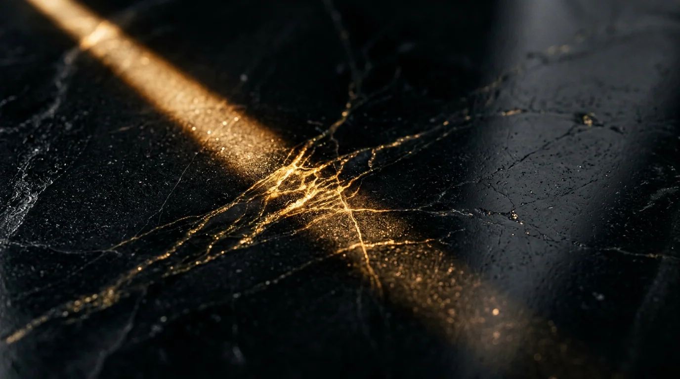 Black and gold motif for the public presence of Lost in the Astral